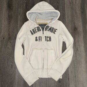 ABERCROMBIE AND FITCH VINTAGE Y2K ZIP-UP HOODIE